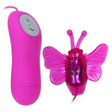 Stimolatore a Farfalla Vibrante con 12 Funzioni, Viola Elegantemente Intenso